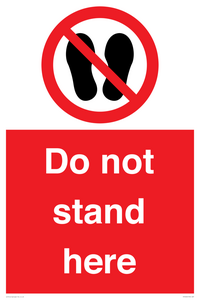 Do not stand here